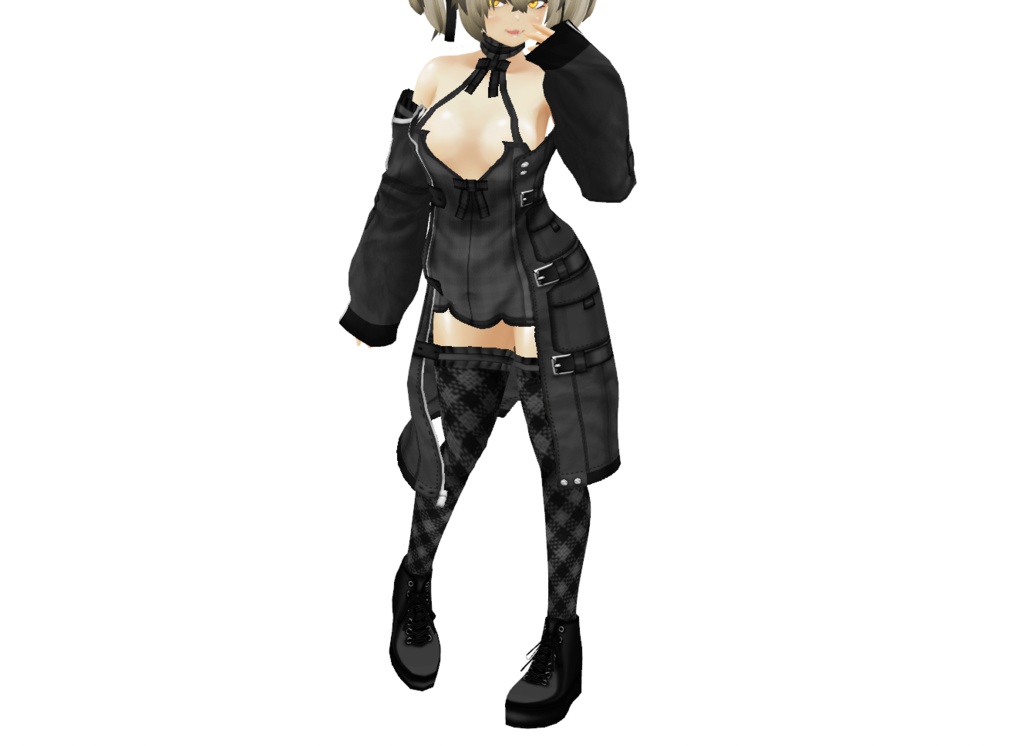 VRoid衣装「コート&ワンピ」カスタムアイテム&テクスチャ