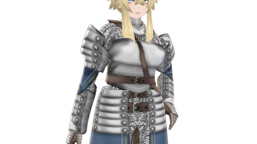 VRoid衣装「中世風鎧セット」カスタムアイテム&テクスチャ