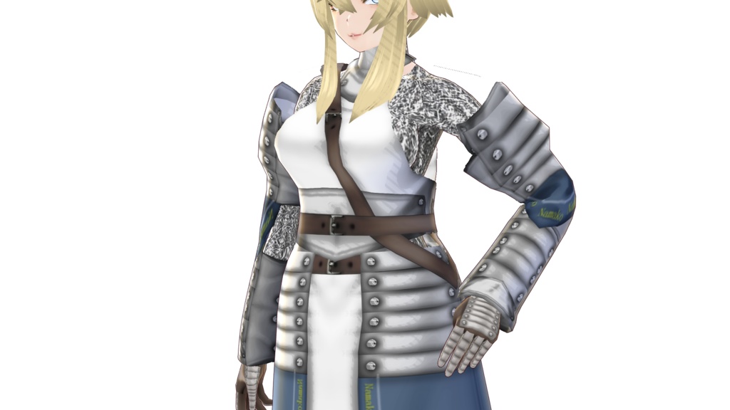 VRoid衣装「中世風鎧セット」カスタムアイテム&テクスチャ