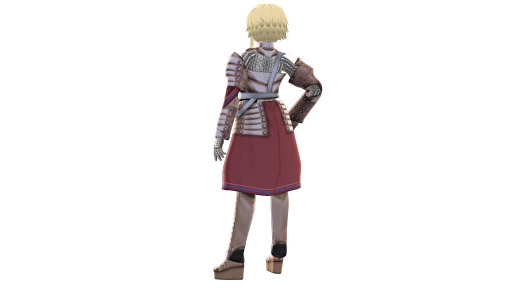 VRoid衣装「中世風鎧セット」カスタムアイテム&テクスチャ