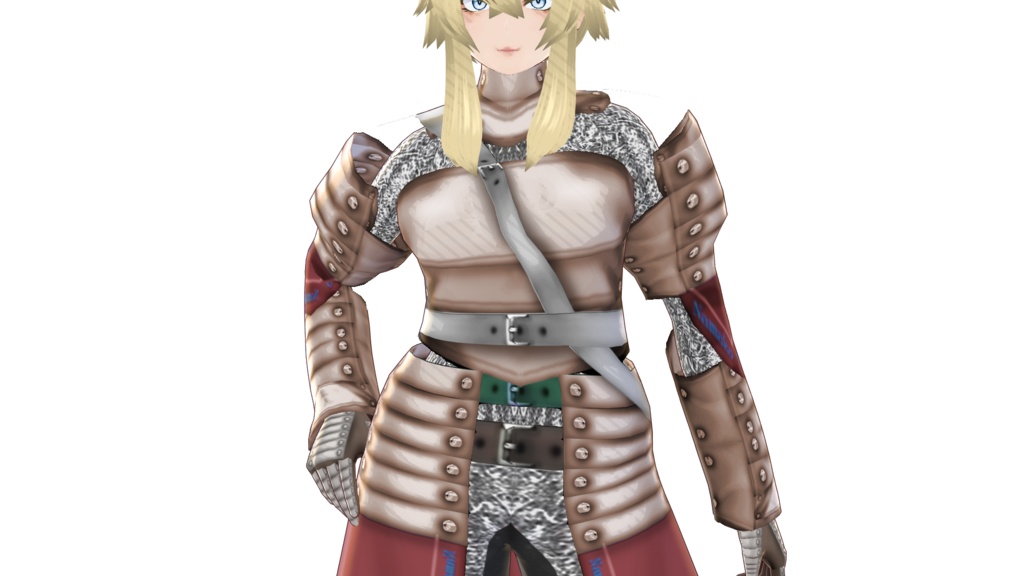 VRoid衣装「中世風鎧セット」カスタムアイテム&テクスチャ