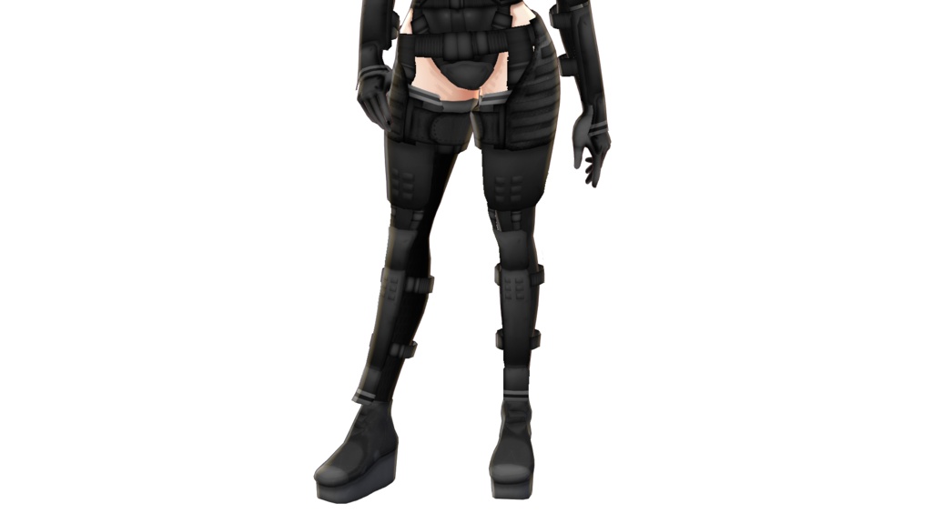 VRoid衣装「ミリタリーアーマーセット」カスタムアイテム&テクスチャ