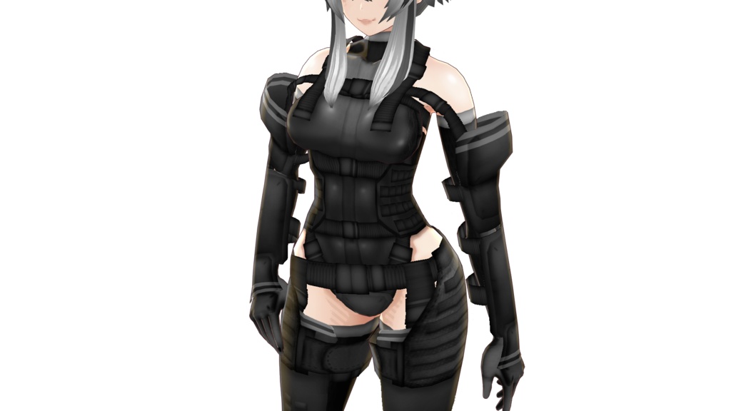 VRoid衣装「ミリタリーアーマーセット」カスタムアイテム&テクスチャ