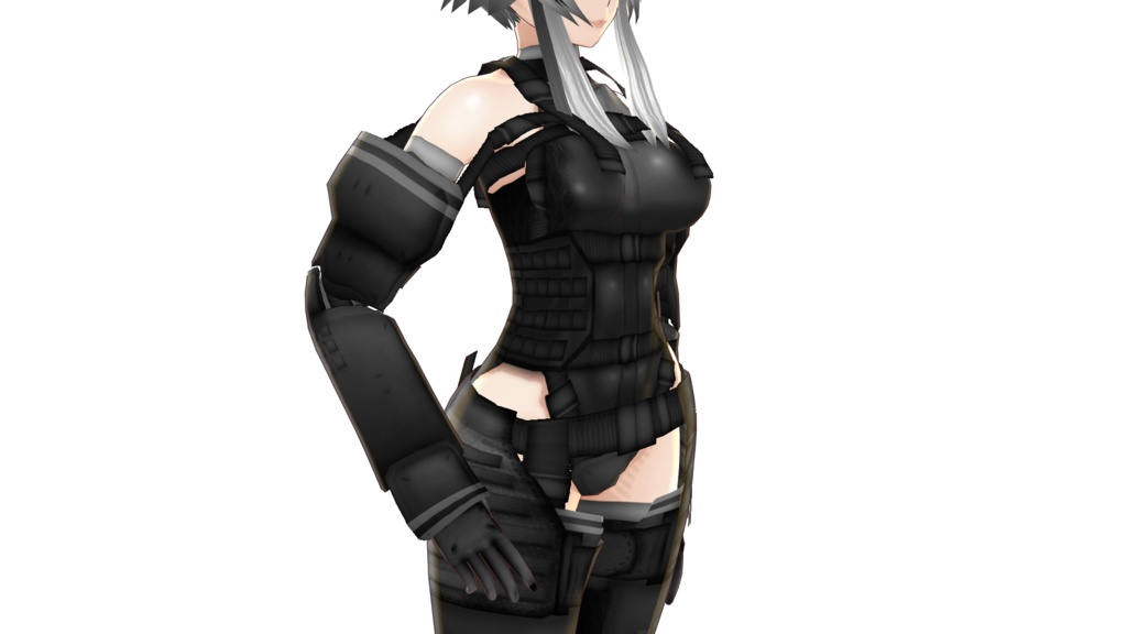 VRoid衣装「ミリタリーアーマーセット」カスタムアイテム&テクスチャ