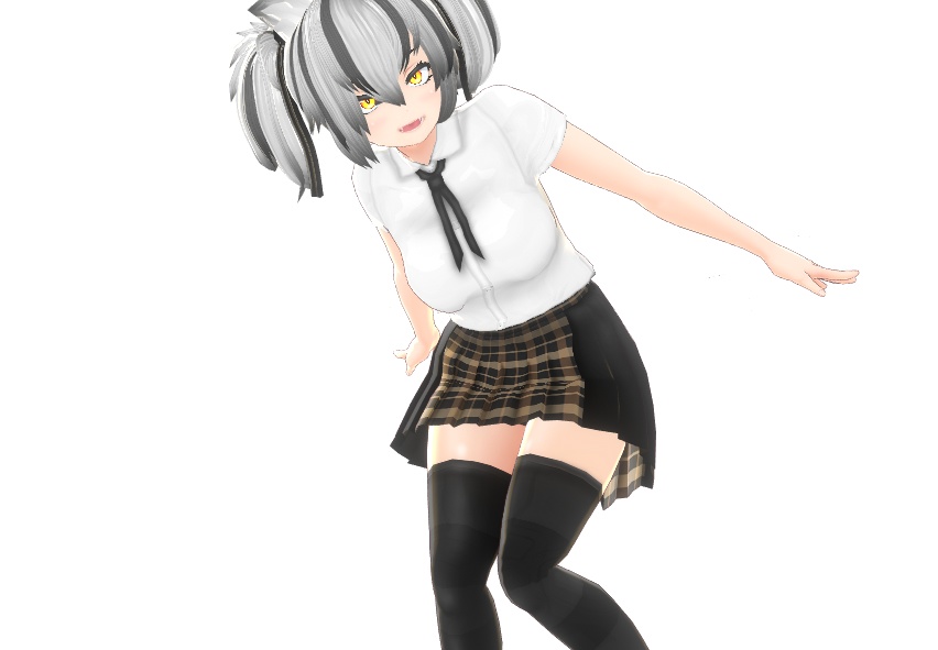 VRoid衣装"制服&ジャケットセット"カスタムアイテム&テクスチャ