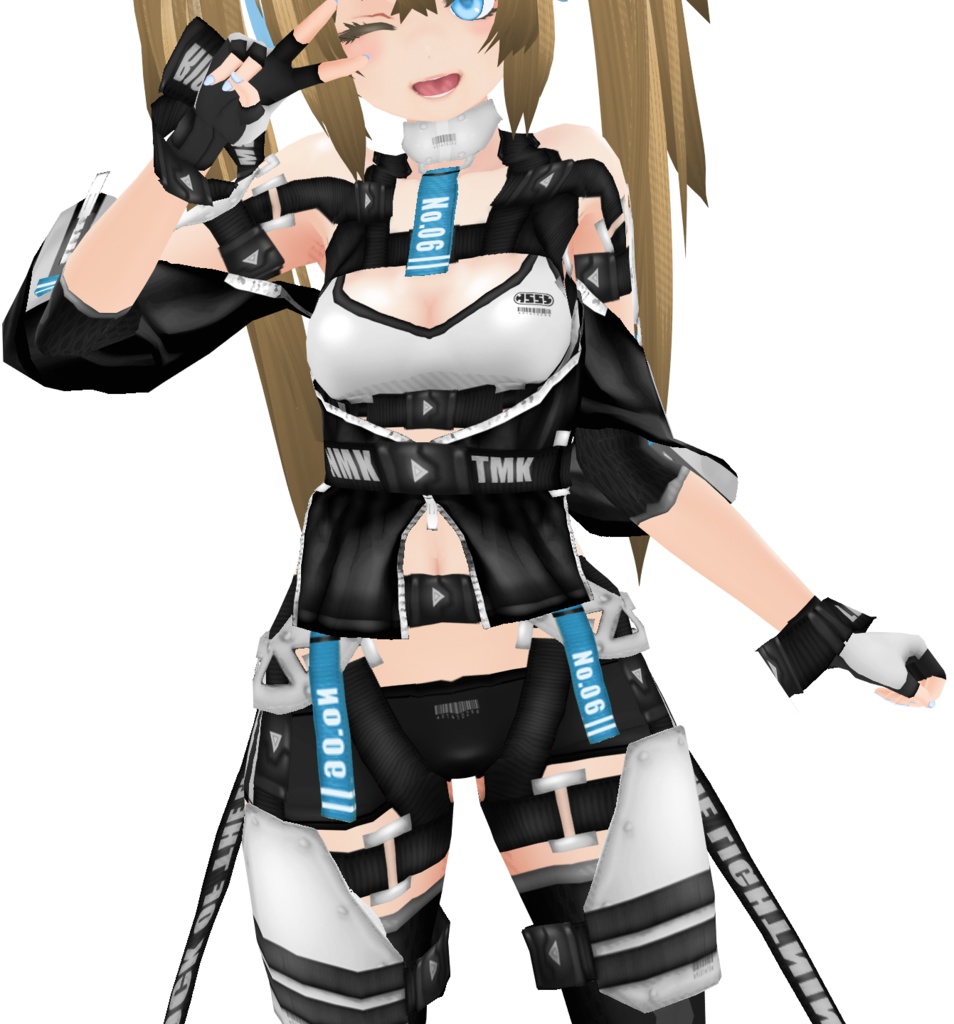 VRoid衣装 "No.6セット&No.6-Cセット" カスタムアイテム&テクスチャ