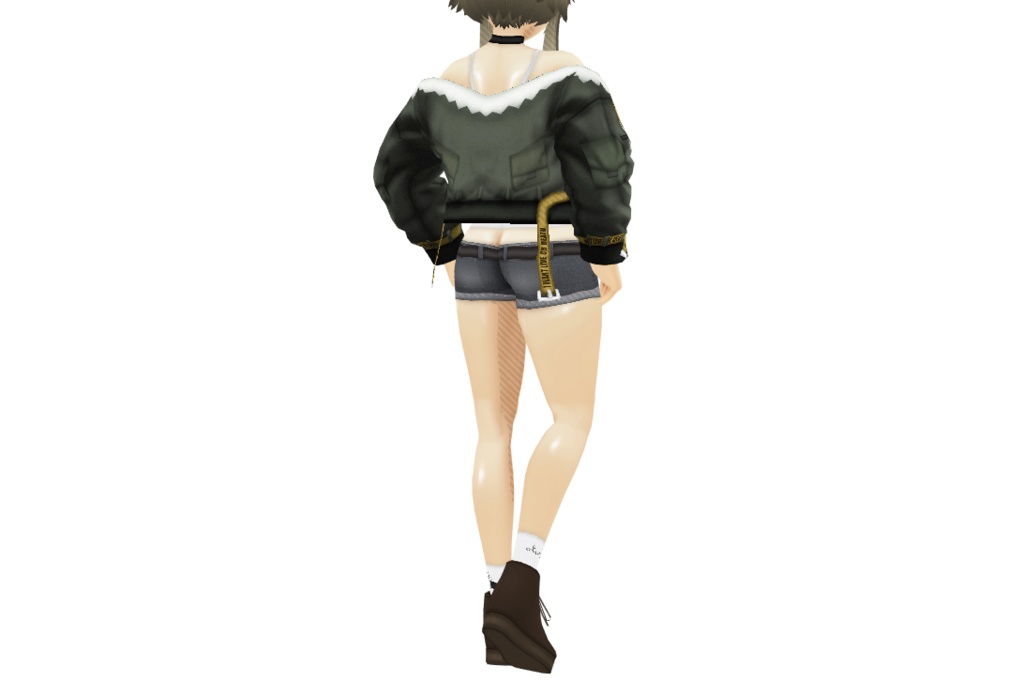 VRoid衣装 "ミリタリーカジュアルセット" カスタムアイテム&テクスチャ