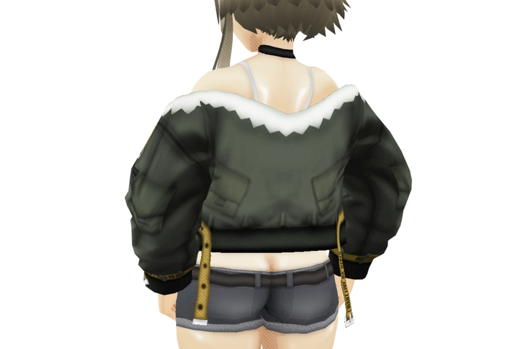 VRoid衣装 "ミリタリーカジュアルセット" カスタムアイテム&テクスチャ