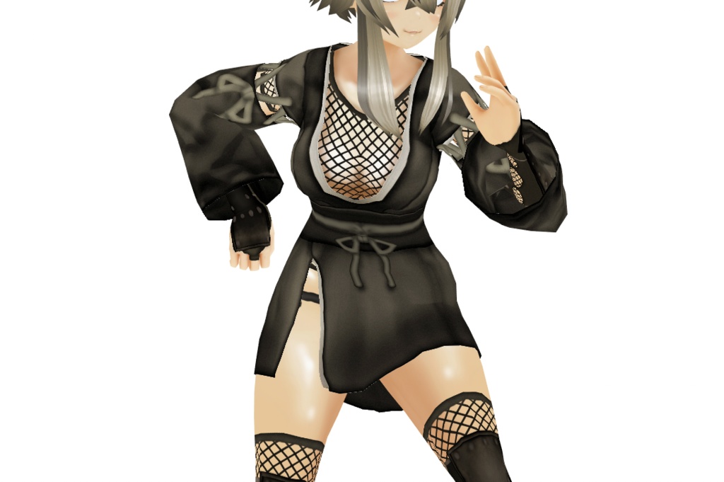 VRoid衣装"くノ一上忍"カスタムアイテム&テクスチャ