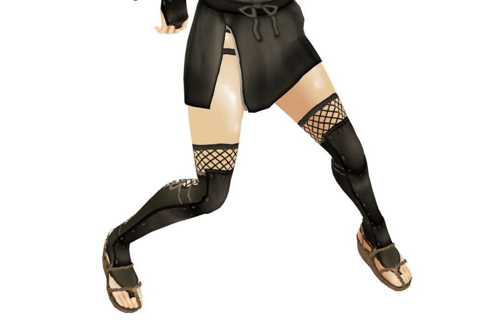 VRoid衣装"くノ一上忍"カスタムアイテム&テクスチャ