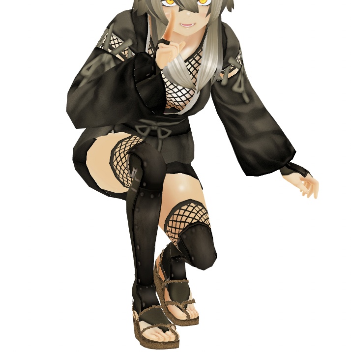 VRoid衣装"くノ一上忍"カスタムアイテム&テクスチャ
