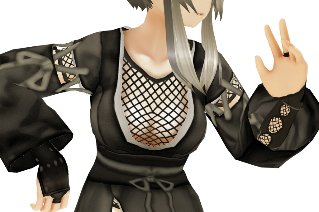 VRoid衣装"くノ一上忍"カスタムアイテム&テクスチャ