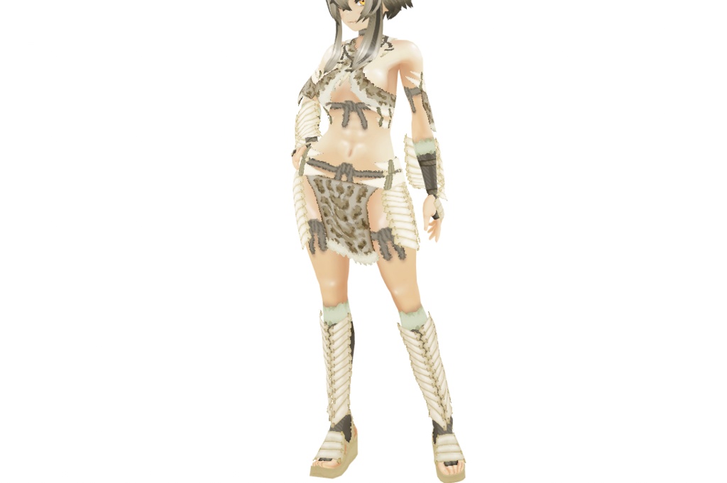 VRoid衣装 "ワイルドファンタジー衣装" カスタムアイテム&テクスチャ