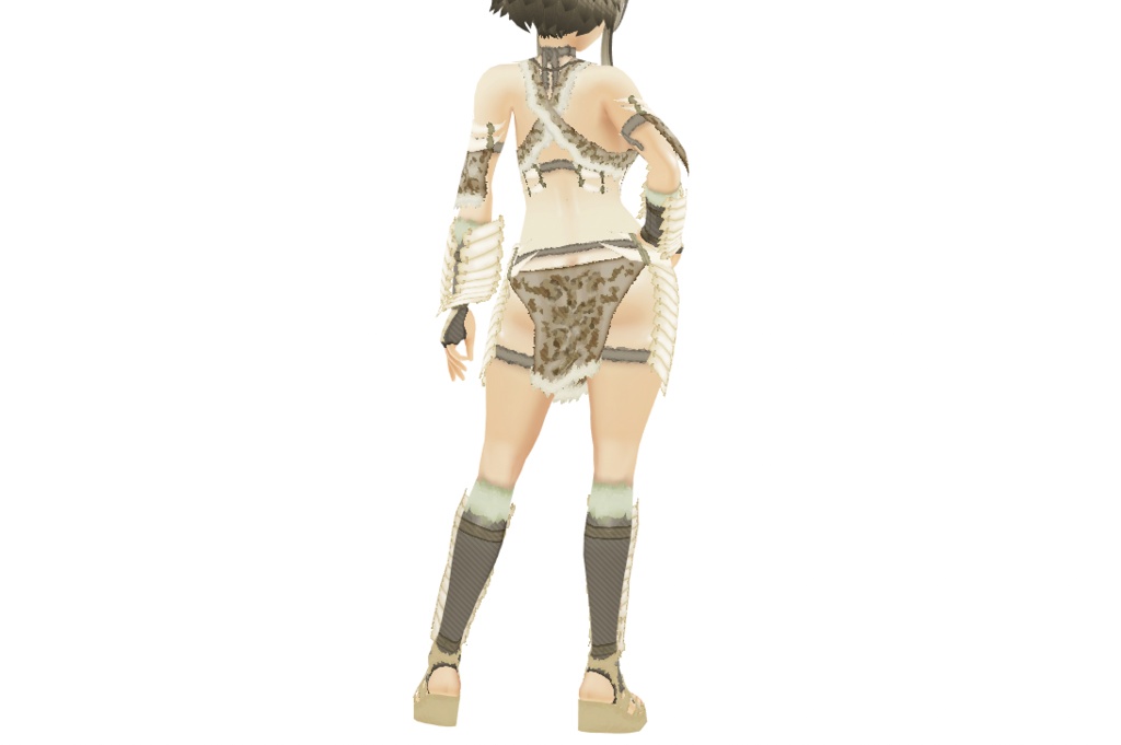 VRoid衣装 "ワイルドファンタジー衣装" カスタムアイテム&テクスチャ