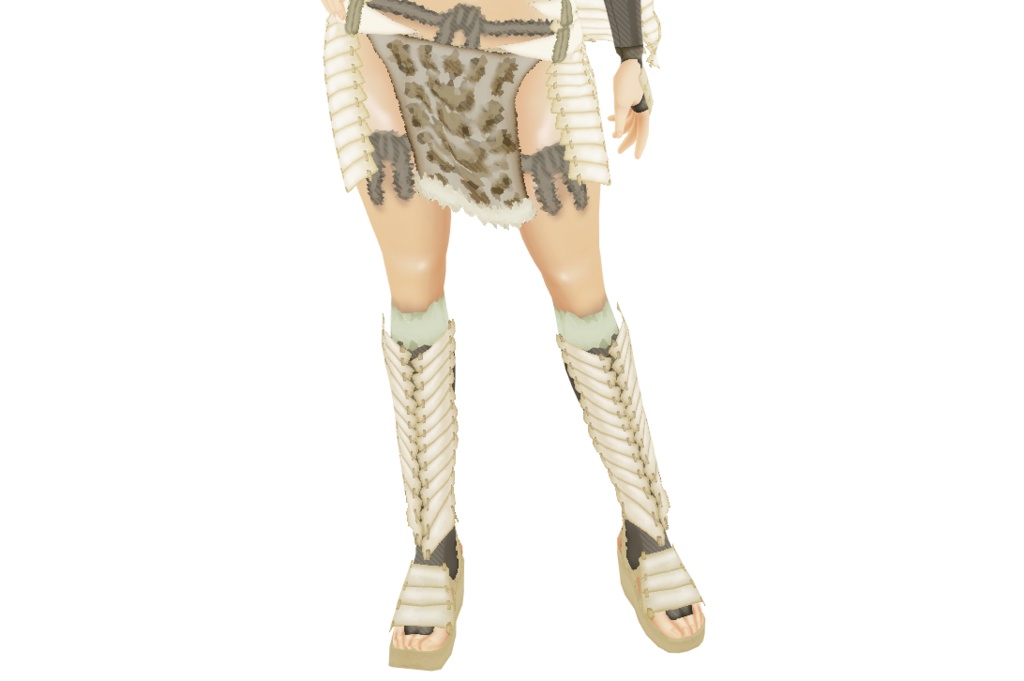 VRoid衣装 "ワイルドファンタジー衣装" カスタムアイテム&テクスチャ