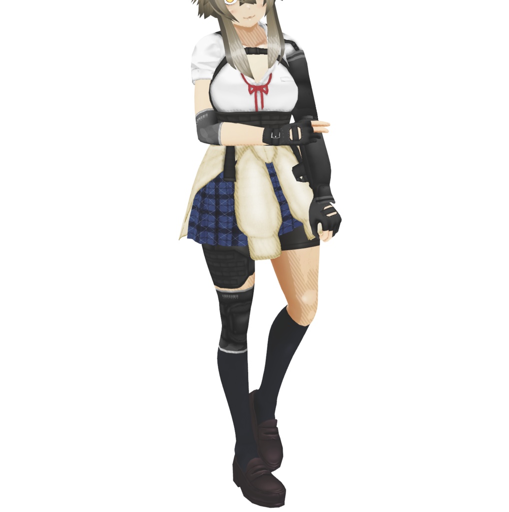 VRoid衣装"制服&武装制服セット"カスタムアイテム&テクスチャ