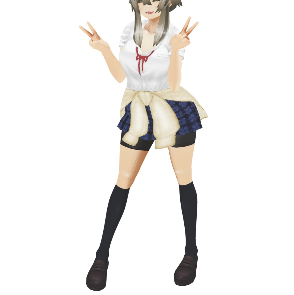 VRoid衣装"制服&武装制服セット"カスタムアイテム&テクスチャ