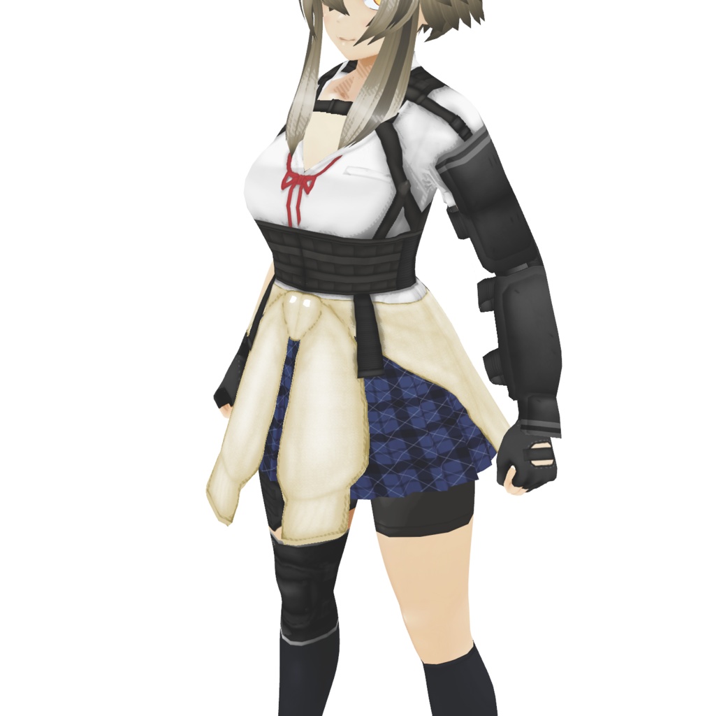 VRoid衣装"制服&武装制服セット"カスタムアイテム&テクスチャ