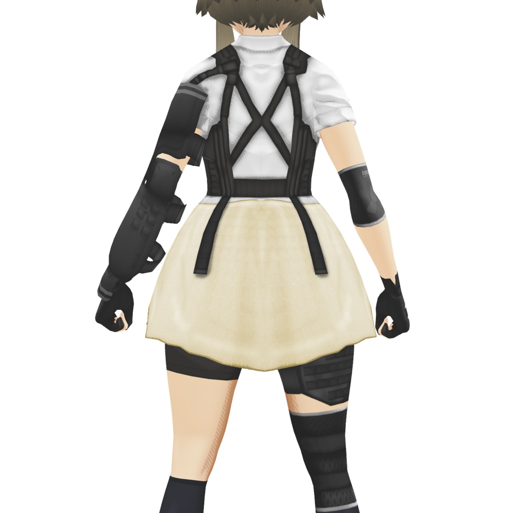 VRoid衣装"制服&武装制服セット"カスタムアイテム&テクスチャ