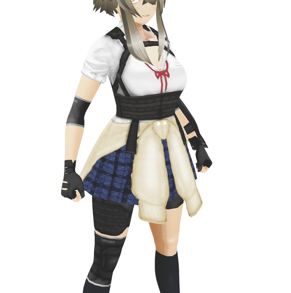 VRoid衣装"制服&武装制服セット"カスタムアイテム&テクスチャ