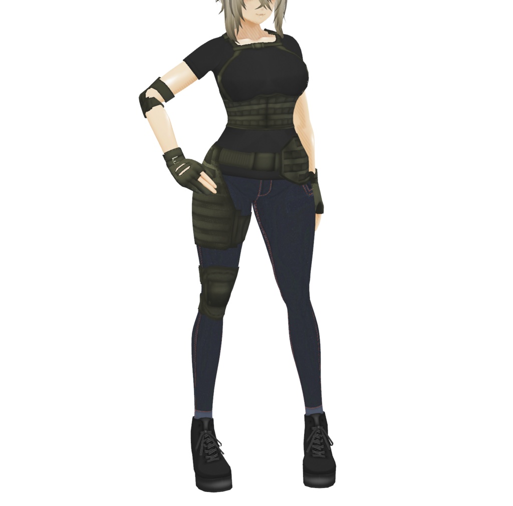 VRoid衣装"PMC2セット"カスタムアイテム&テクスチャ