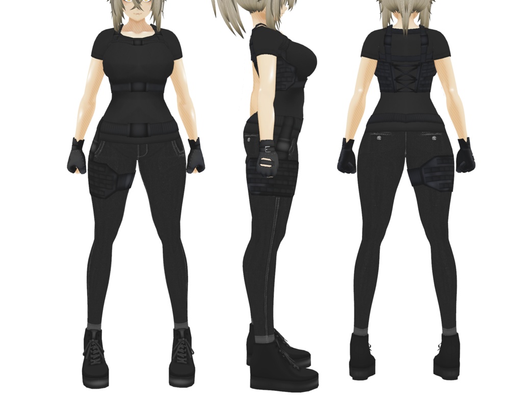 VRoid衣装"PMC2セット"カスタムアイテム&テクスチャ