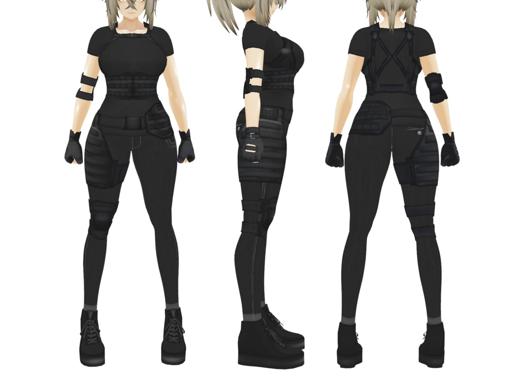 VRoid衣装"PMC2セット"カスタムアイテム&テクスチャ