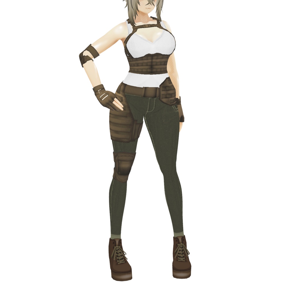 VRoid衣装"PMC2セット"カスタムアイテム&テクスチャ