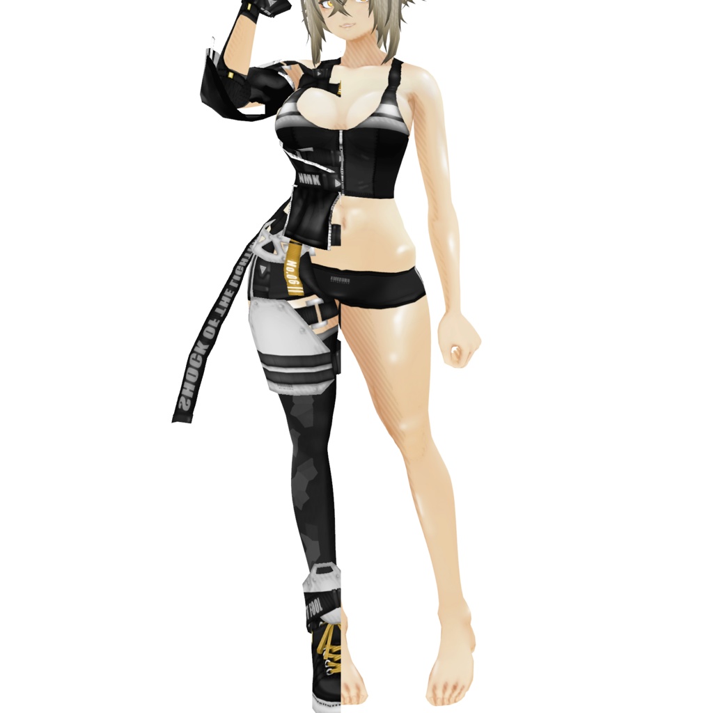 VRoid衣装 "No.6oインナーセット(14種)"カスタムアイテム&テクスチャ