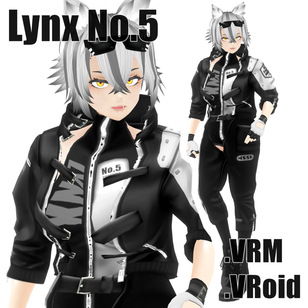 ''Lynx No.5'' VRM.VRoidモデル