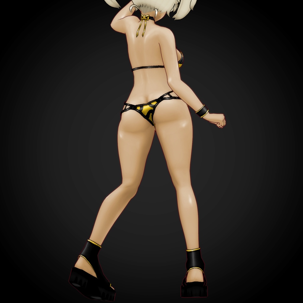 VRoid衣装 ” YSビキニセット 2024 " カスタムアイテム&テクスチャ 全9種