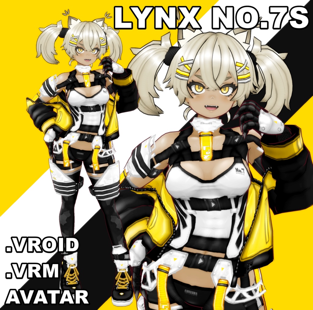 " Lynx No.7s " VRM.VRoidモデル