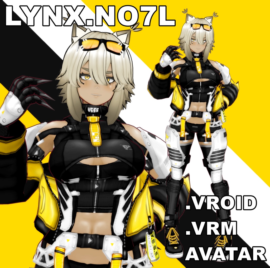 " Lynx No.7L " VRM.VRoidモデル