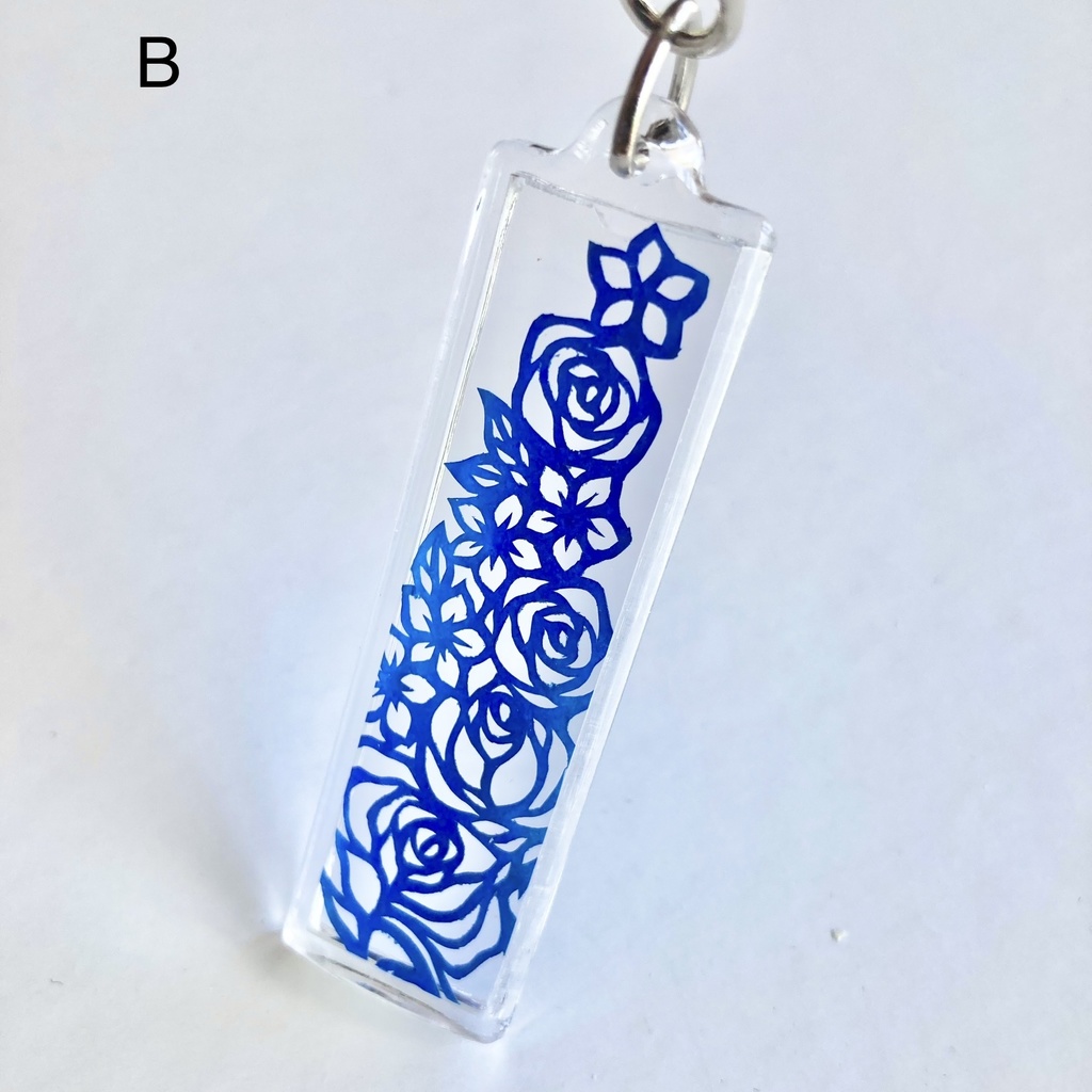 【切り絵】氷の薔薇