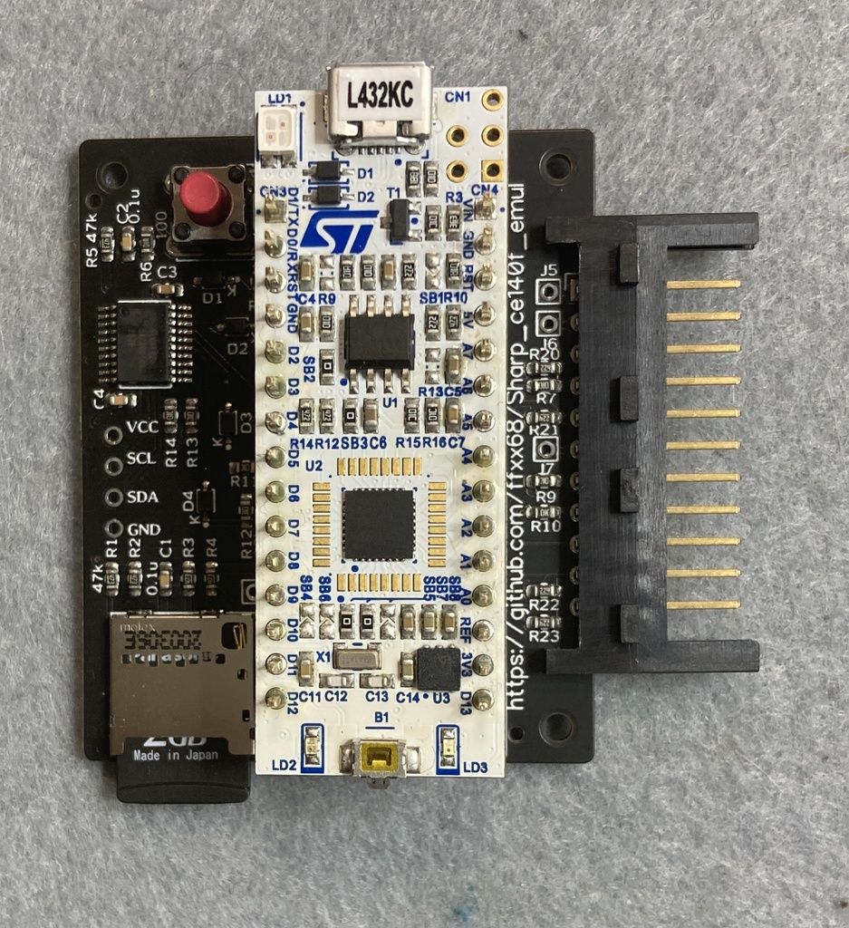 SHARP ポケコン用CE-140Fエミュレータ