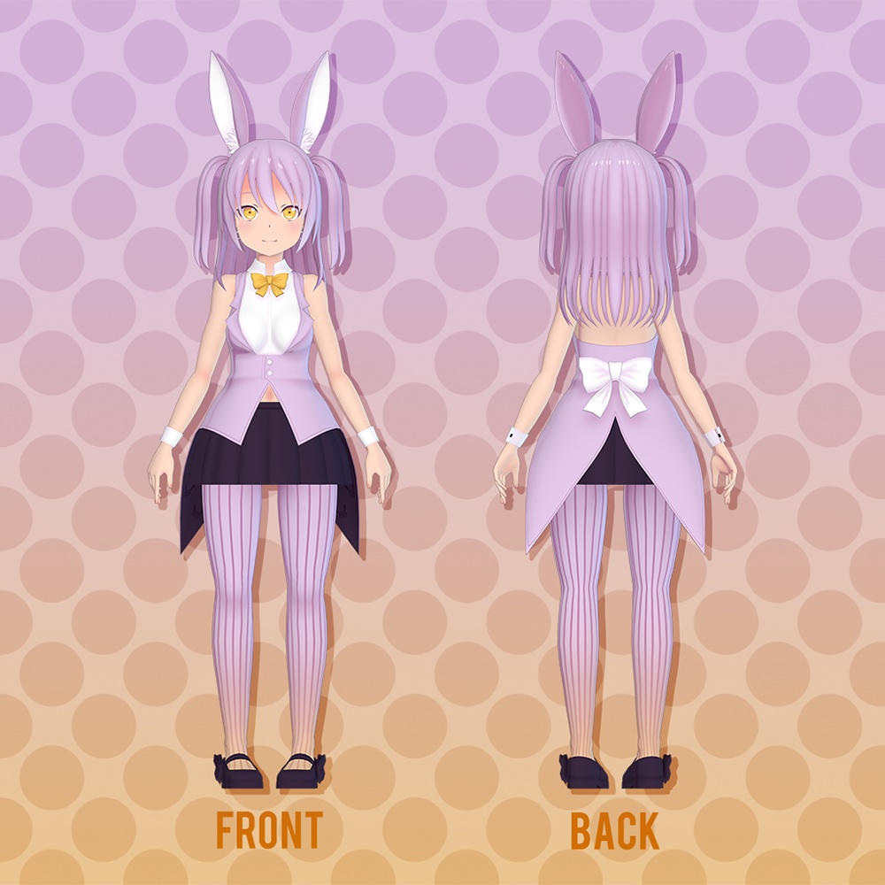 オリジナル3Dモデル「月子」 | Original 3D Model "Tsukiko"