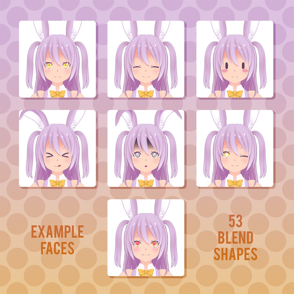 オリジナル3Dモデル「月子」 | Original 3D Model "Tsukiko"