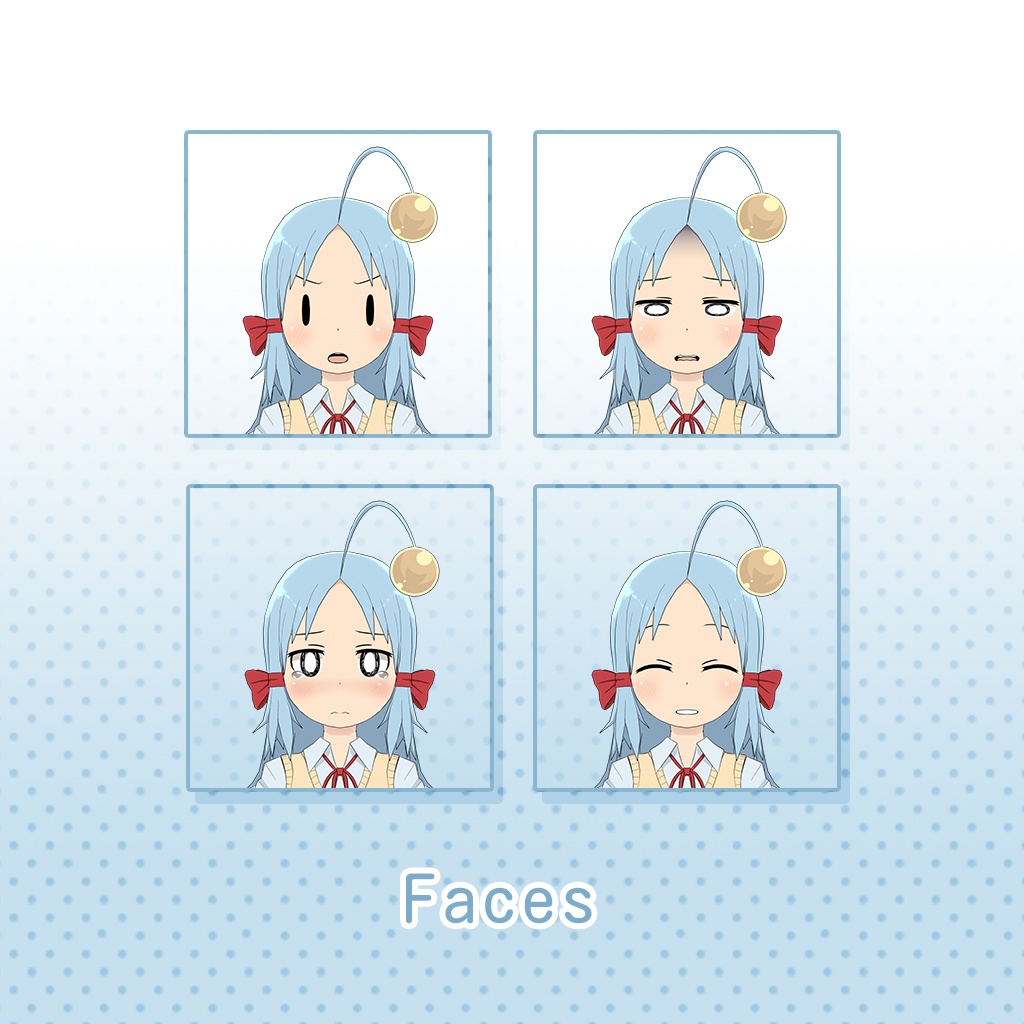 3Dモデル「アンコさん」 | 3D Model "Anko-san"