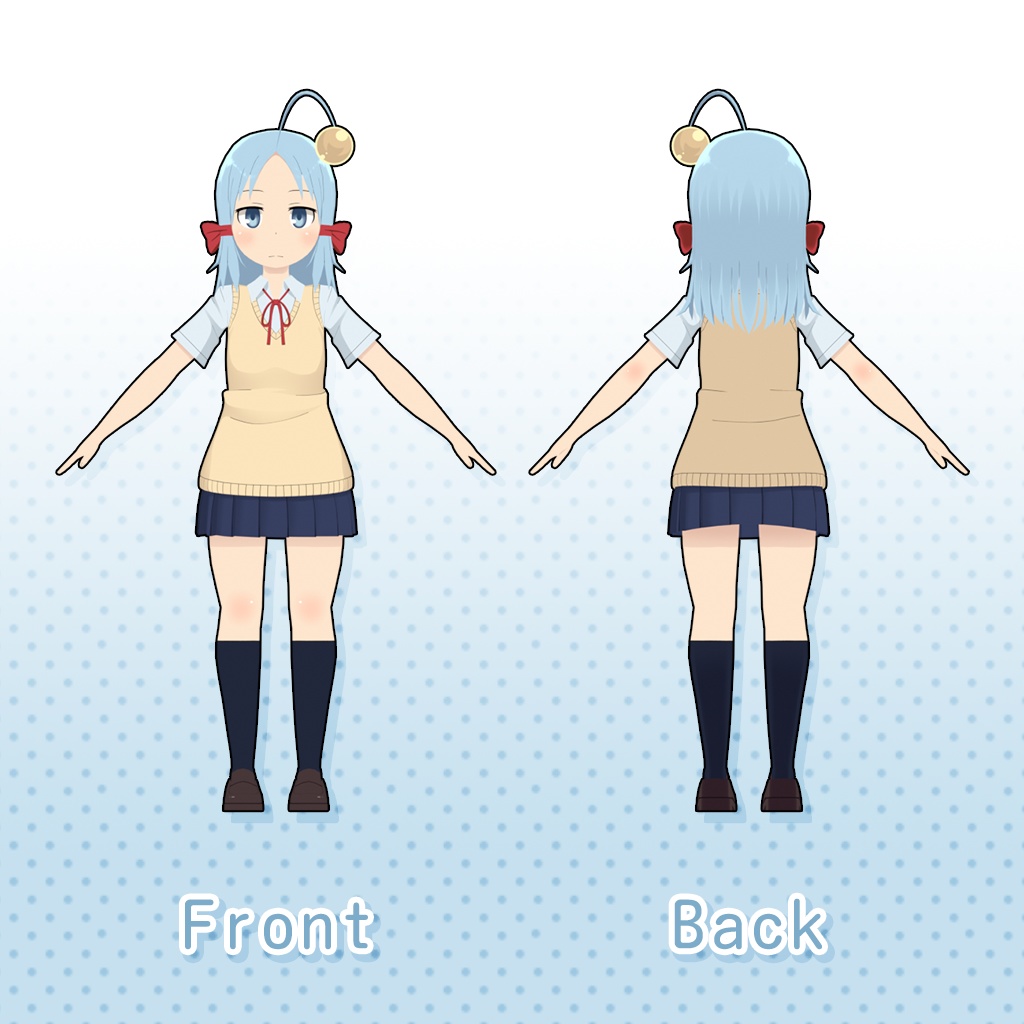 3Dモデル「アンコさん」 | 3D Model "Anko-san"