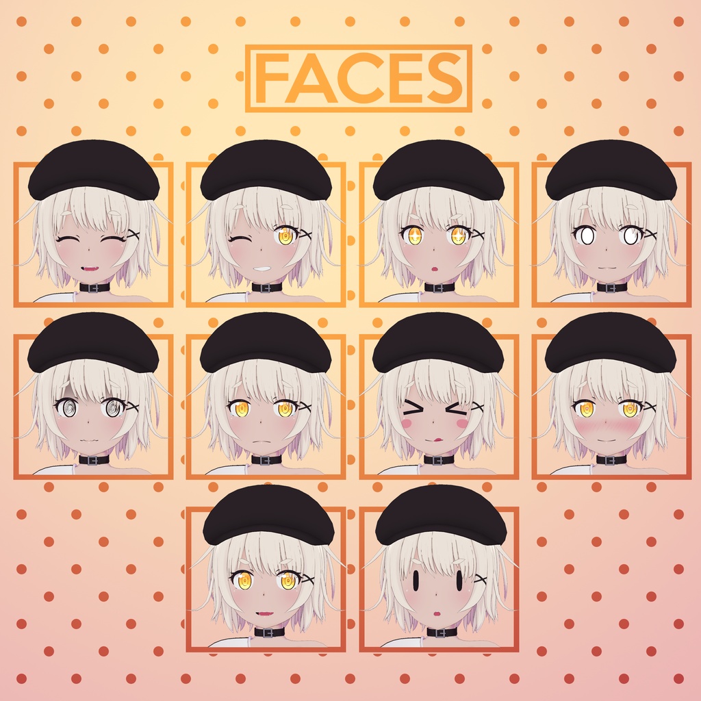 オリジナル3Dモデル「りお」 | Original 3D Model "Rio"