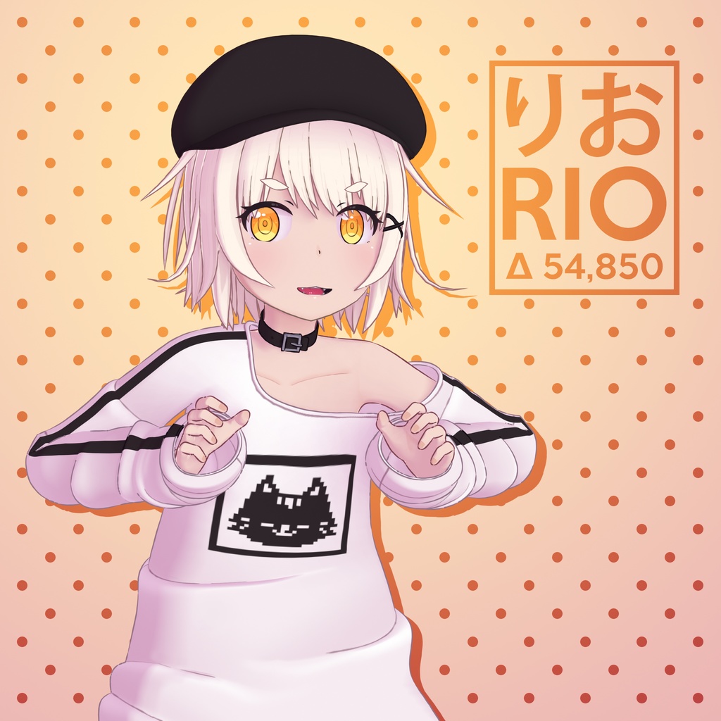 オリジナル3Dモデル「りお」 | Original 3D Model "Rio"