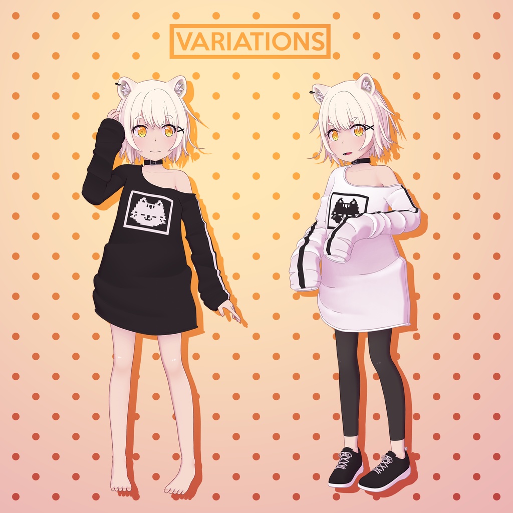 オリジナル3Dモデル「りお」 | Original 3D Model "Rio"