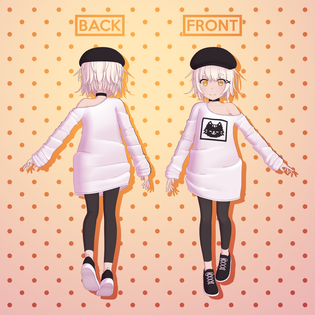 オリジナル3Dモデル「りお」 | Original 3D Model "Rio"