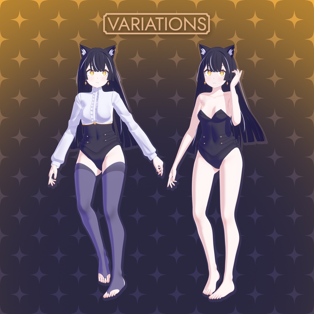 オリジナル3Dモデル「すみ」 | Original 3D Model "Sumi"