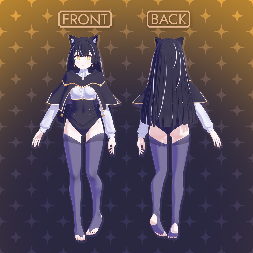 オリジナル3Dモデル「すみ」 | Original 3D Model "Sumi"