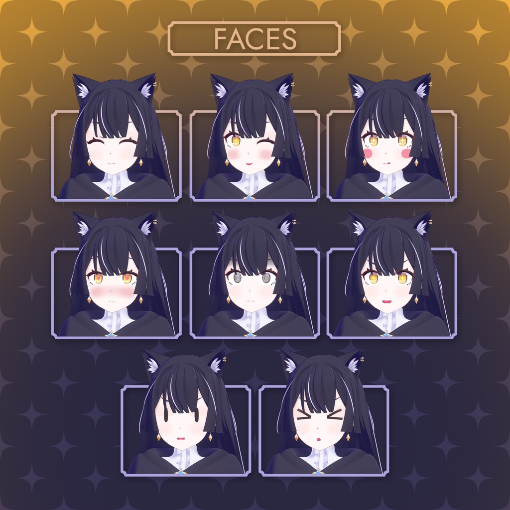 オリジナル3Dモデル「すみ」 | Original 3D Model "Sumi"