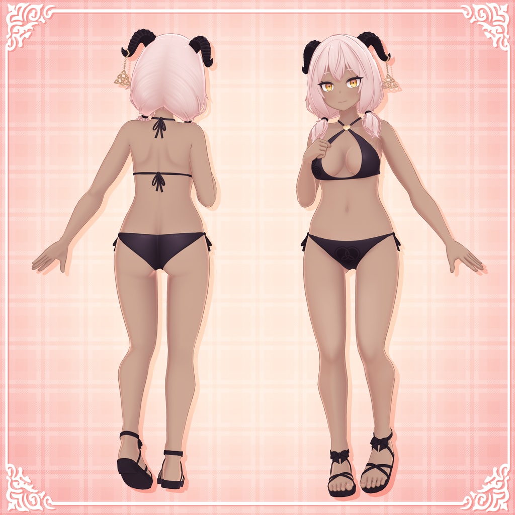 オリジナル3Dモデル「ケリース」 | Original 3D Model "Cerys"