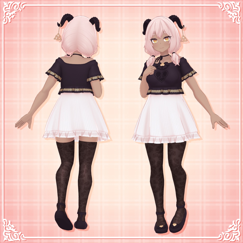 オリジナル3Dモデル「ケリース」 | Original 3D Model "Cerys"