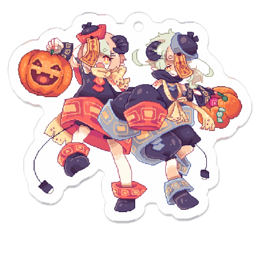 淡音うる・淡音むう＊キョンシー【とりっく】／アクリルキーホルダー