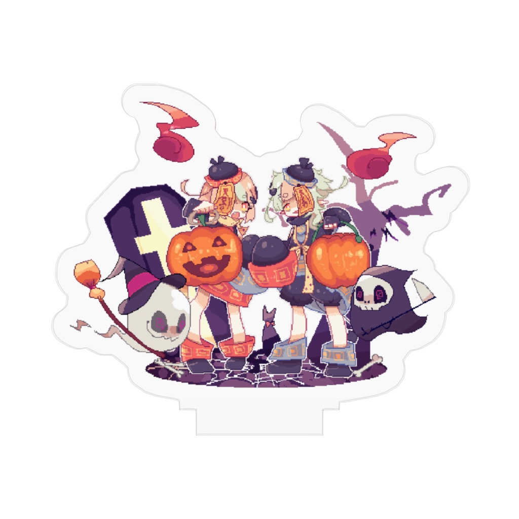 淡音うる・淡音むう*キョンシー【とりーと】/アクリルフィギュア